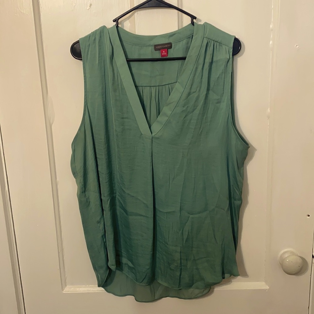 Vince Camuto Teal Tank Blouse